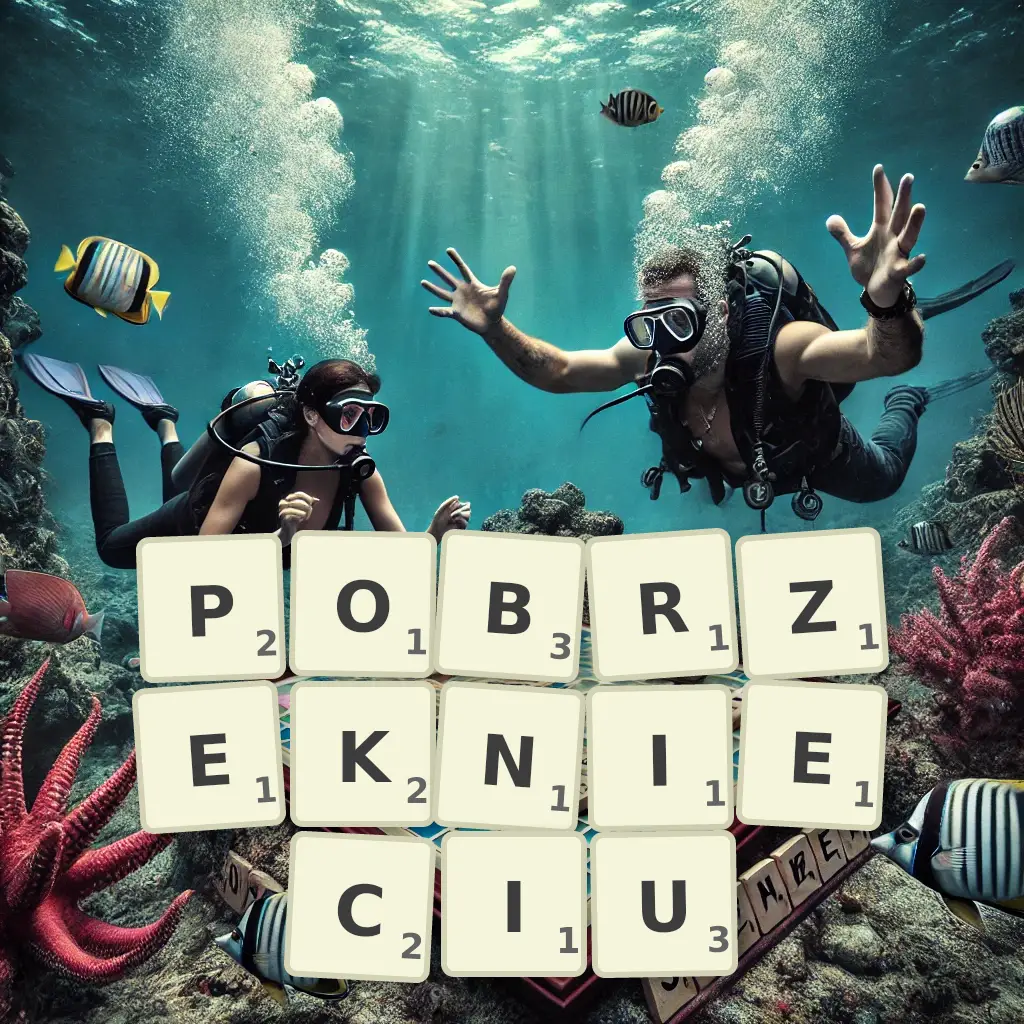 Słowa z liter POBRZĘKNIĘCIU