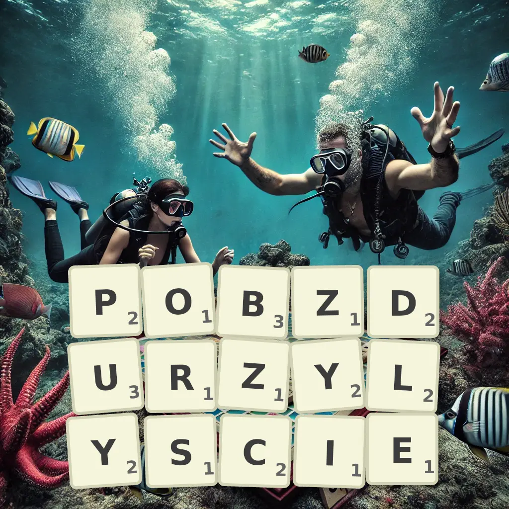 Słowa z liter POBZDURZYŁYŚCIE