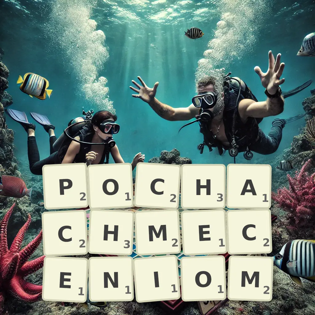 Słowa z liter POCHACHMĘCENIOM