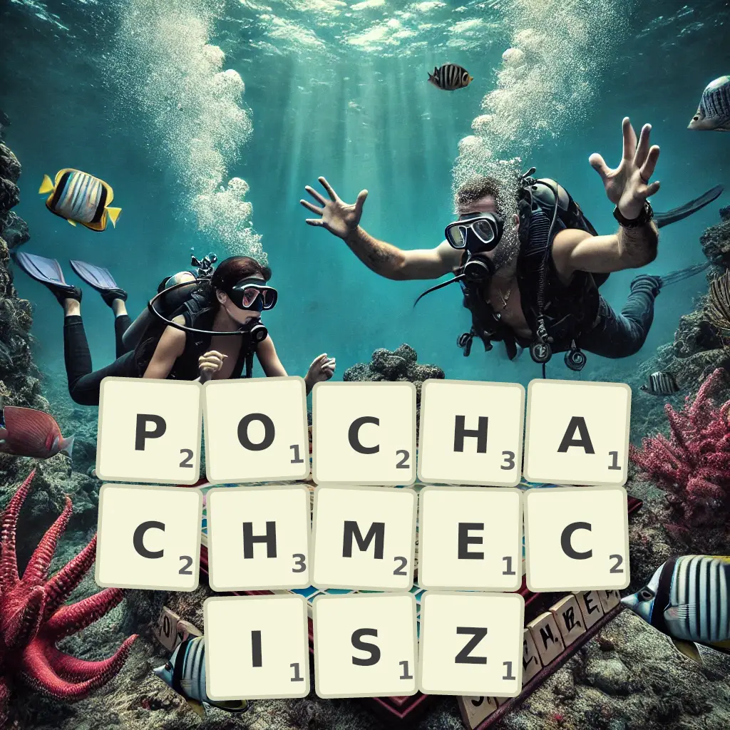 Słowa z liter POCHACHMĘCISZ