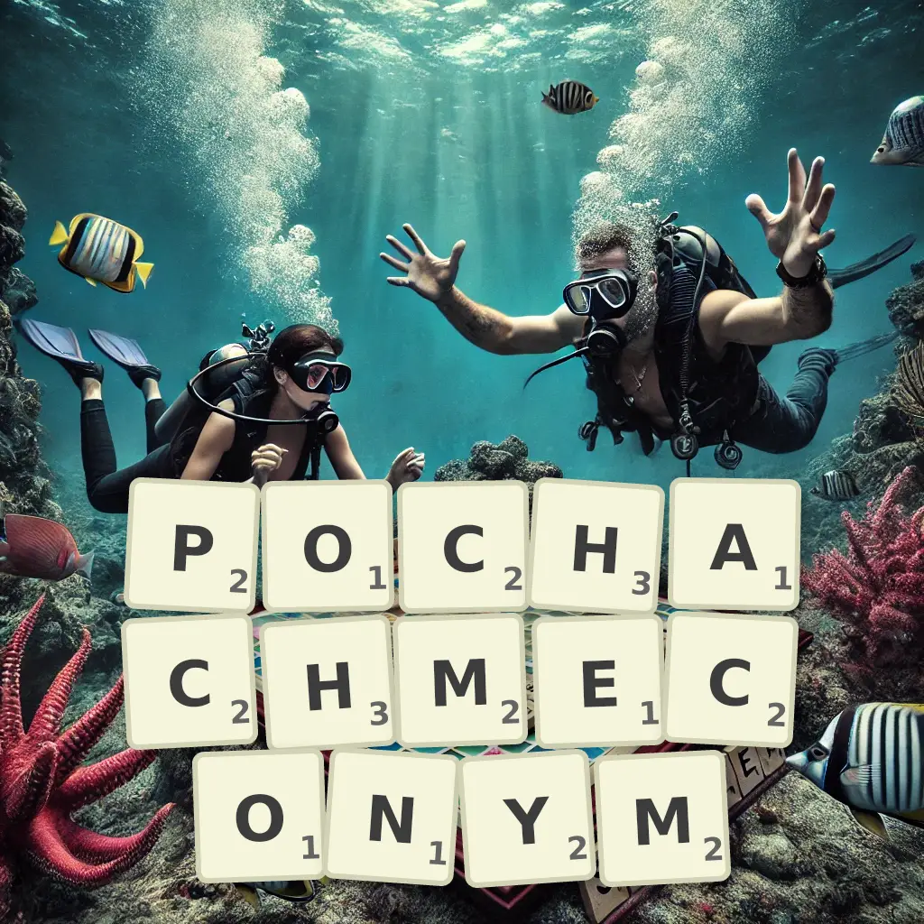Słowa z liter POCHACHMĘCONYM