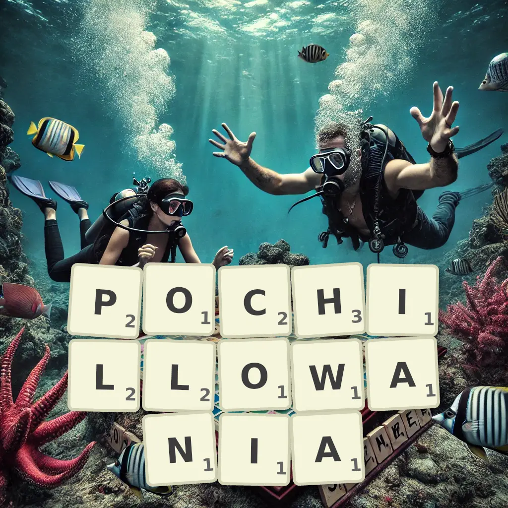 Słowa z liter POCHILLOWANIA