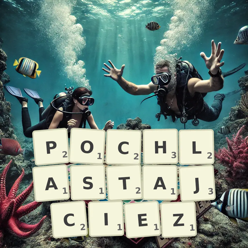 Słowa z liter POCHLASTAJCIEŻ