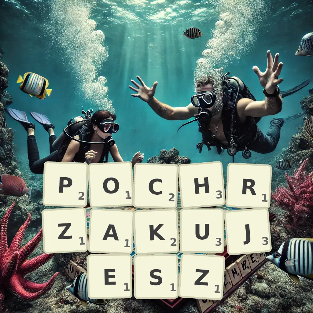 Słowa z liter POCHRZĄKUJESZ