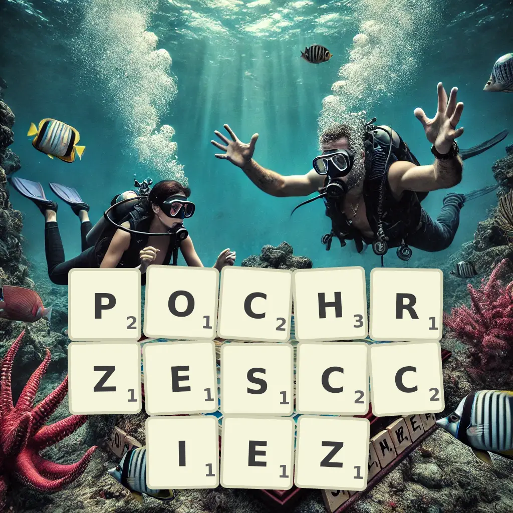 Słowa z liter POCHRZĘŚĆCIEŻ
