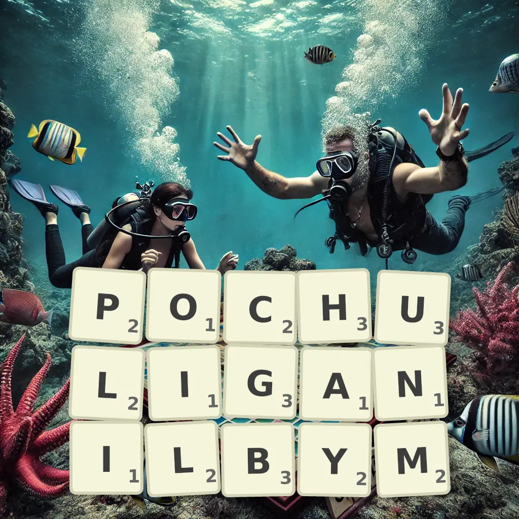 Słowa z liter POCHULIGANIŁBYM