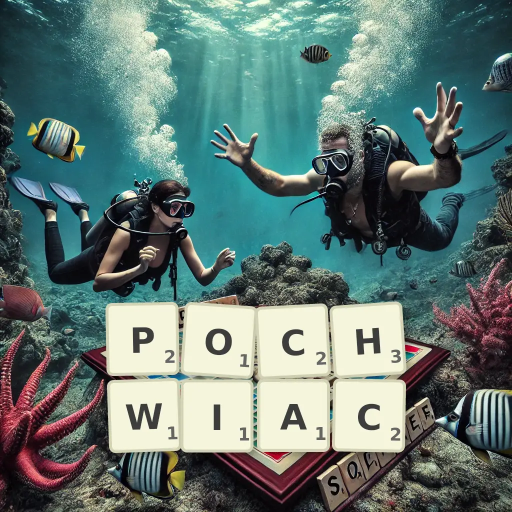 Słowa z liter POCHWIAĆ