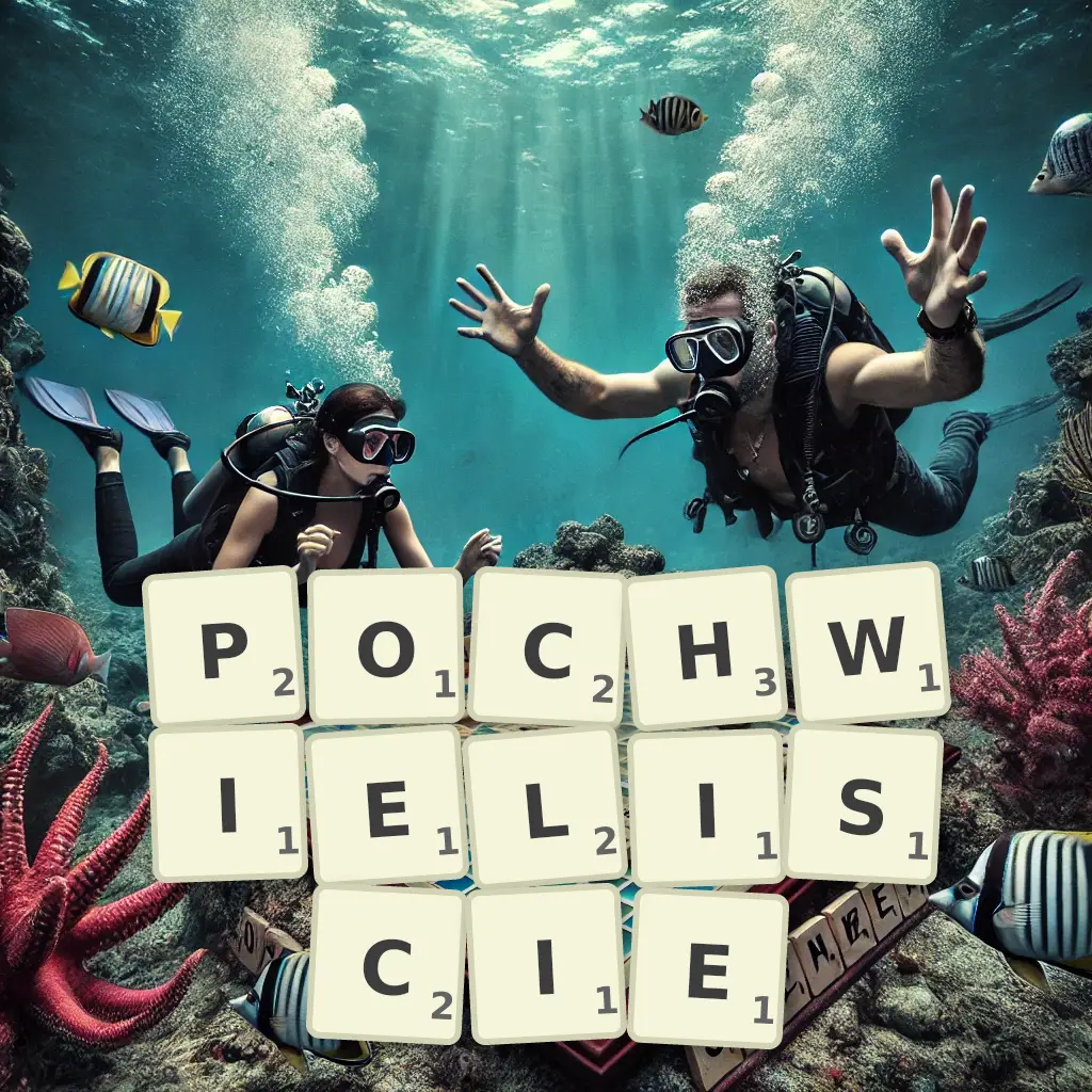 Słowa z liter POCHWIELIŚCIE