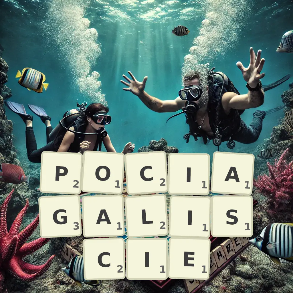 Słowa z liter POCIĄGALIŚCIE