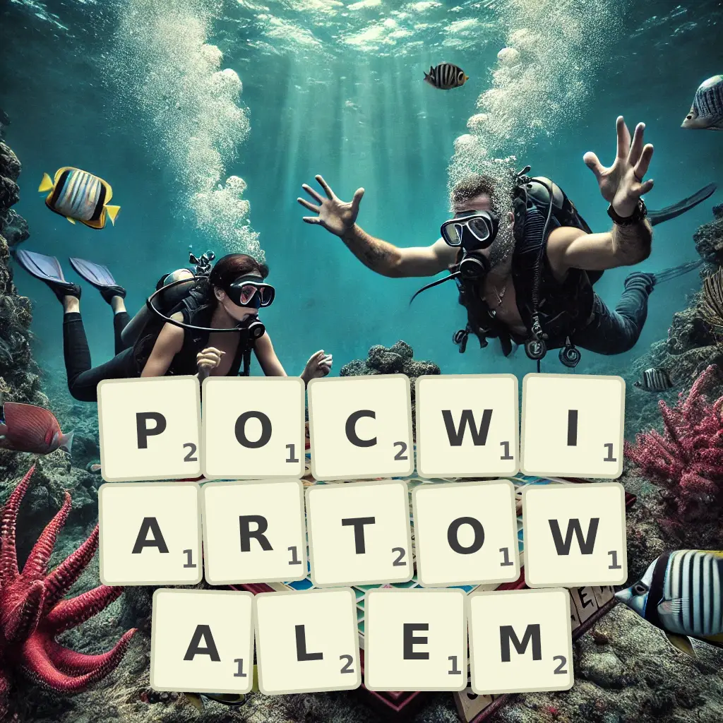 Słowa z liter POĆWIARTOWAŁEM