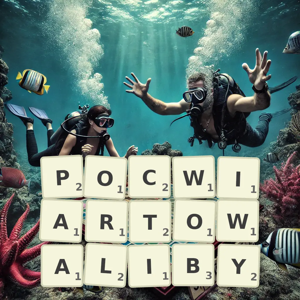 Słowa z liter POĆWIARTOWALIBY