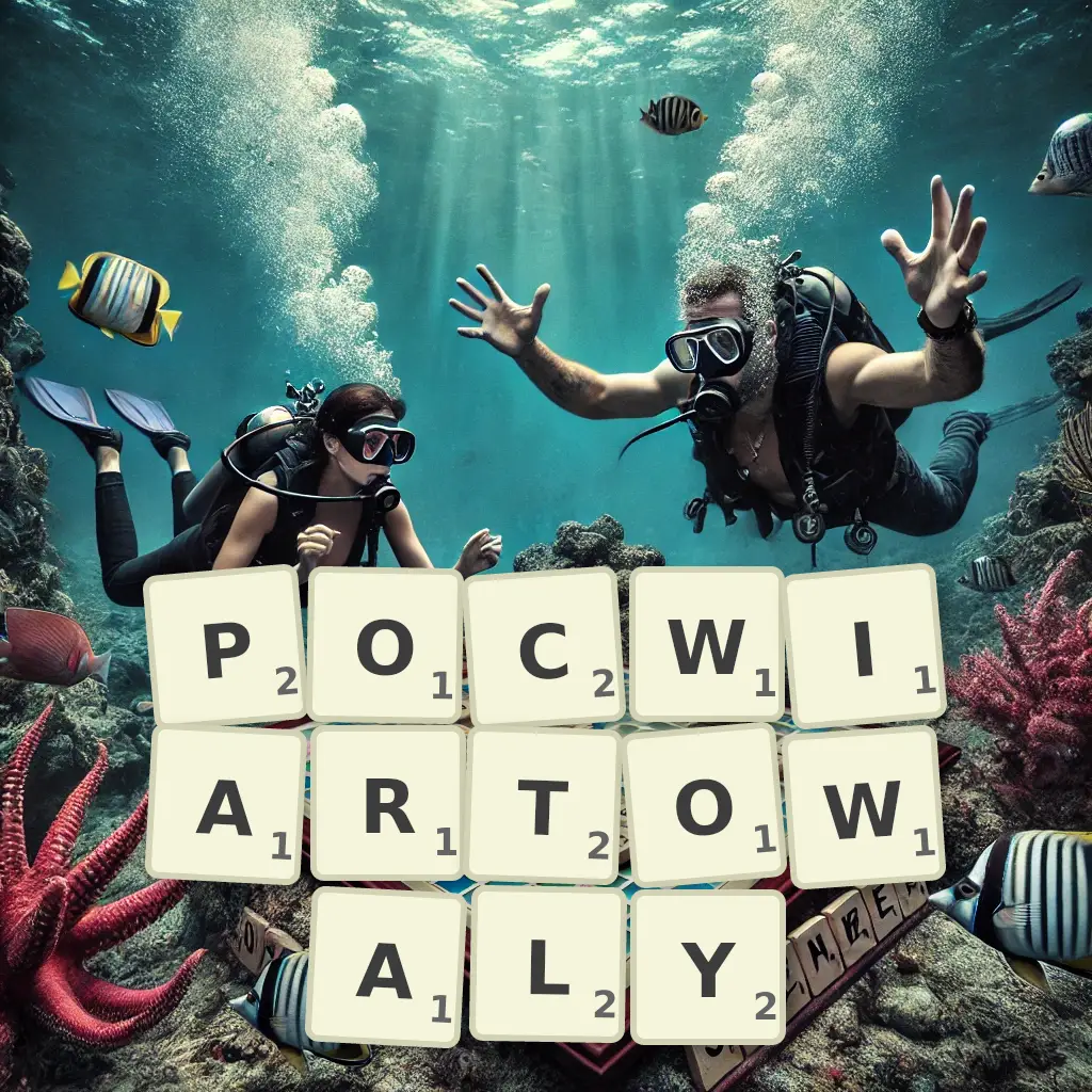 Słowa z liter POĆWIARTOWAŁY