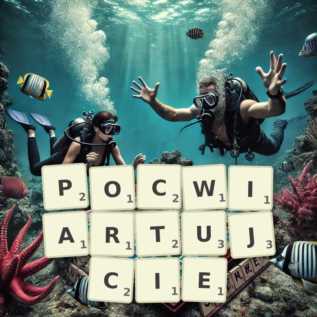 Słowa z liter POĆWIARTUJCIE