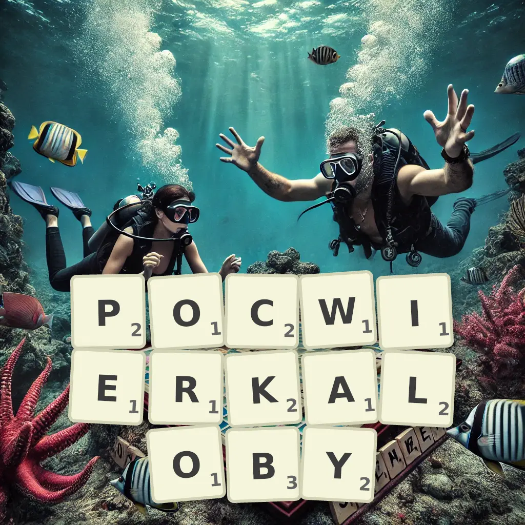 Słowa z liter POĆWIERKAŁOBY