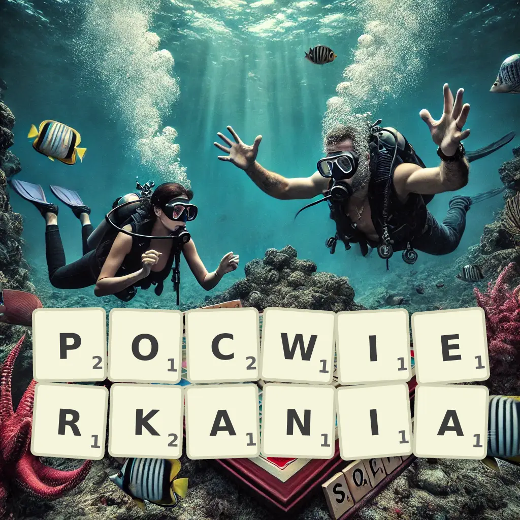 Słowa z liter POĆWIERKANIA