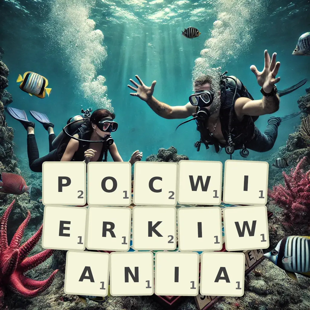 Słowa z liter POĆWIERKIWANIA