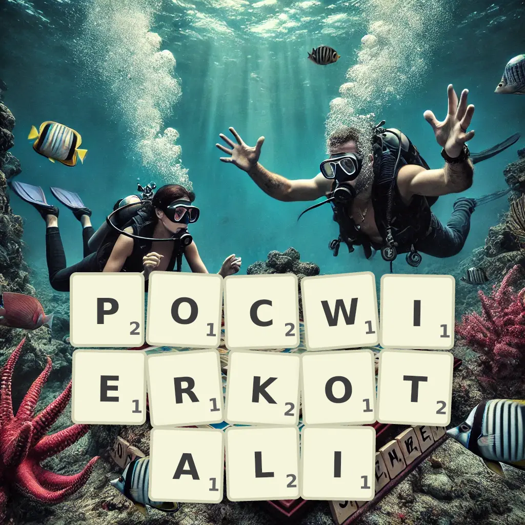 Słowa z liter POĆWIERKOTALI