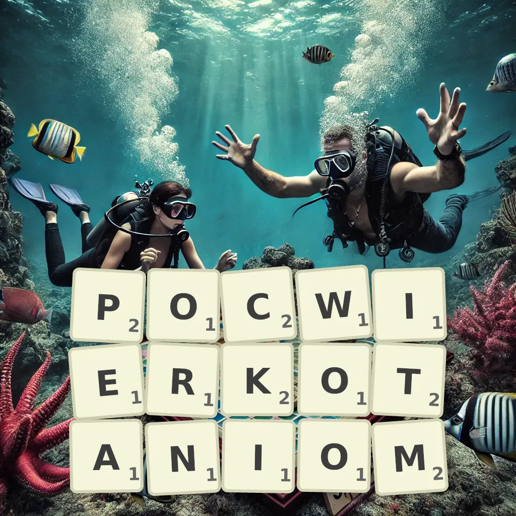 Słowa z liter POĆWIERKOTANIOM