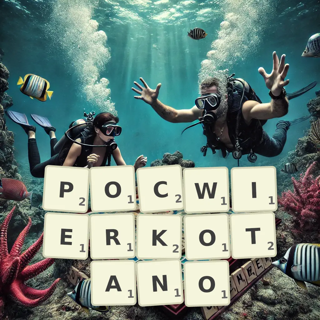 Słowa z liter POĆWIERKOTANO
