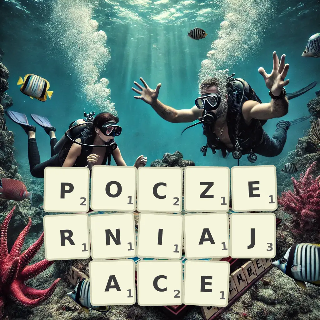 Słowa z liter POCZERNIAJĄCE