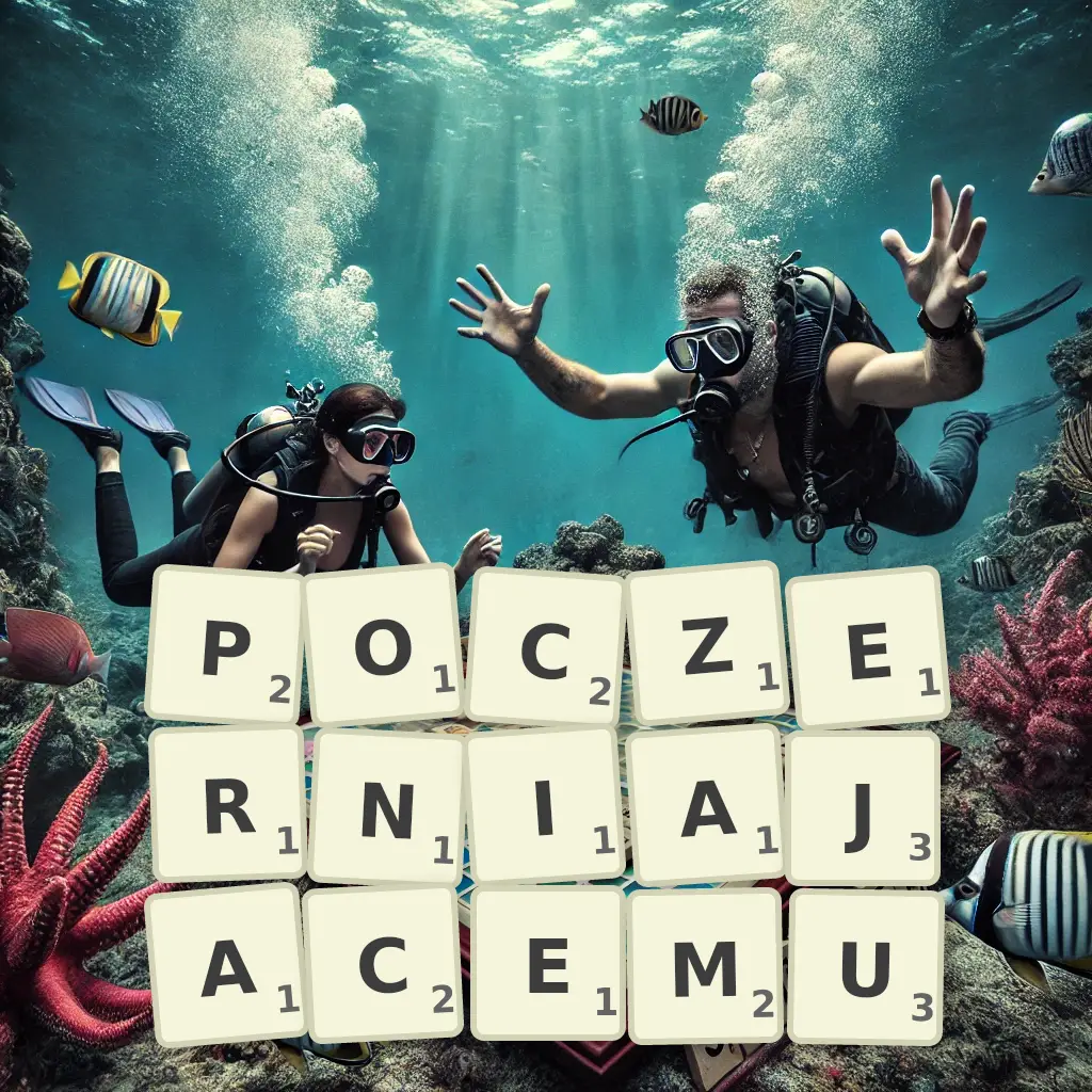 Słowa z liter POCZERNIAJĄCEMU