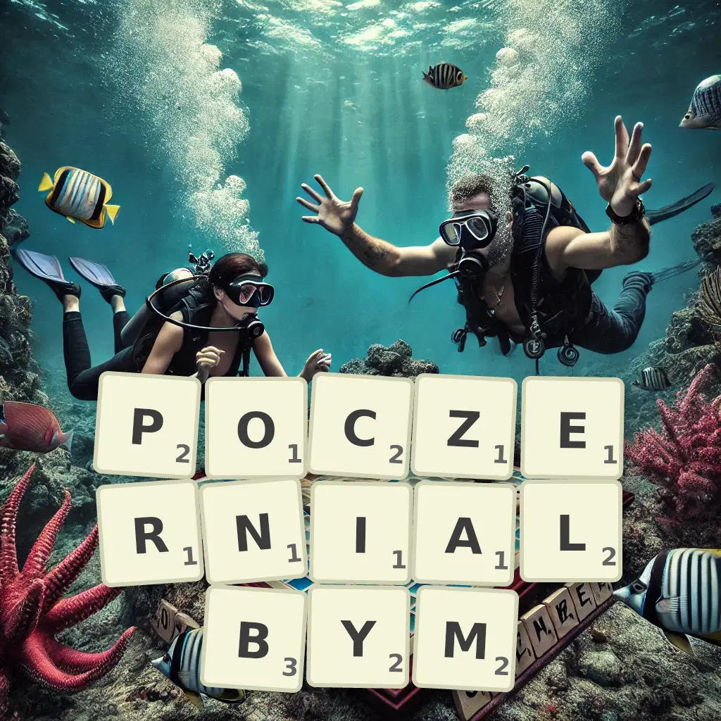 Słowa z liter POCZERNIAŁBYM