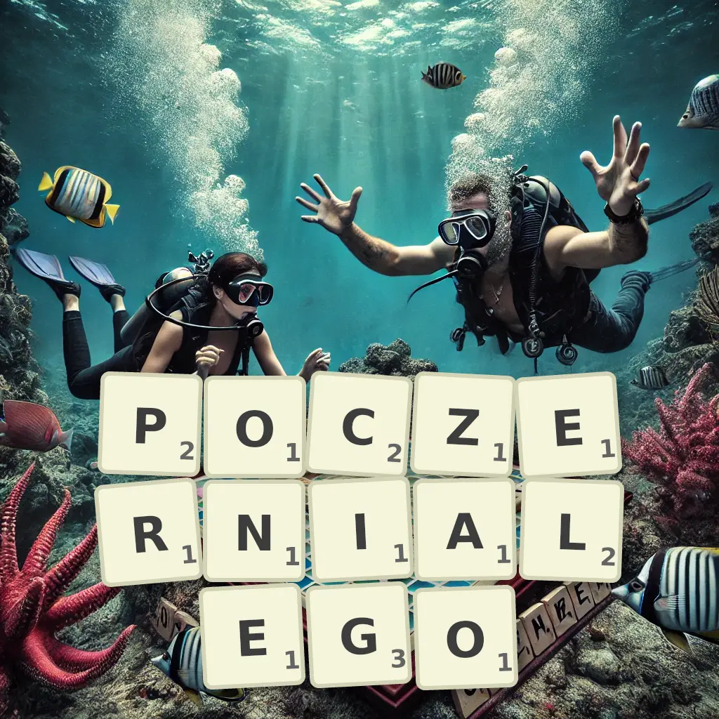 Słowa z liter POCZERNIAŁEGO