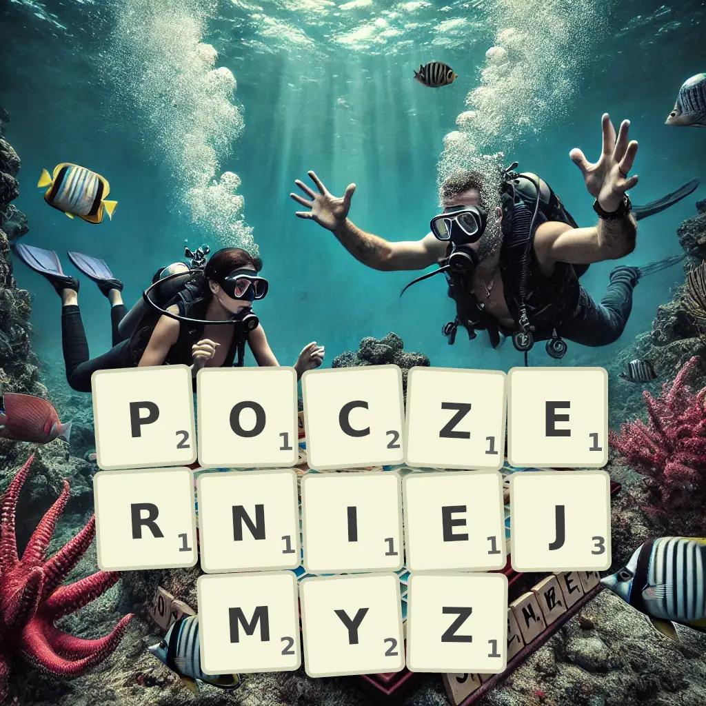 Słowa z liter POCZERNIEJMYŻ