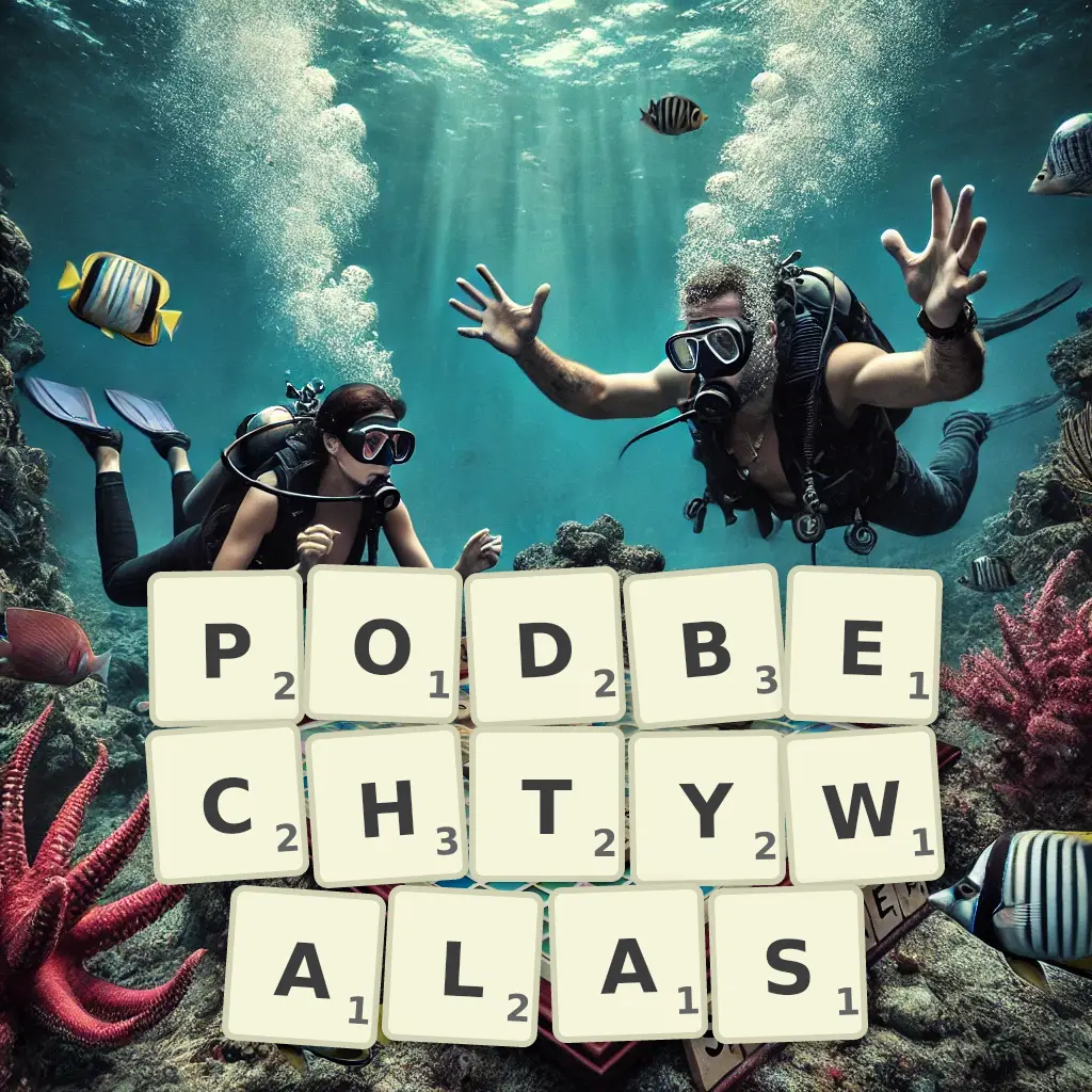 Słowa z liter PODBECHTYWAŁAŚ