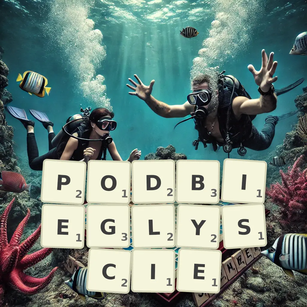 Słowa z liter PODBIEGŁYŚCIE