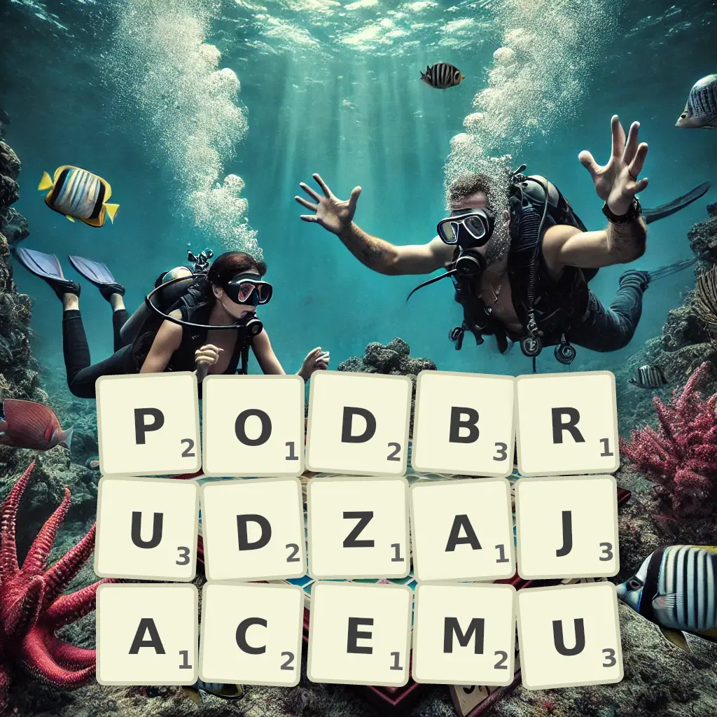 Słowa z liter PODBRUDZAJĄCEMU