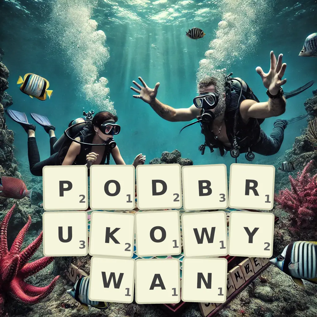 Słowa z liter PODBRUKOWYWAŃ