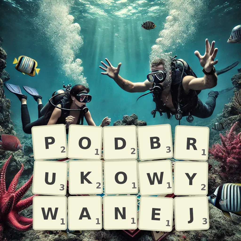 Słowa z liter PODBRUKOWYWANEJ
