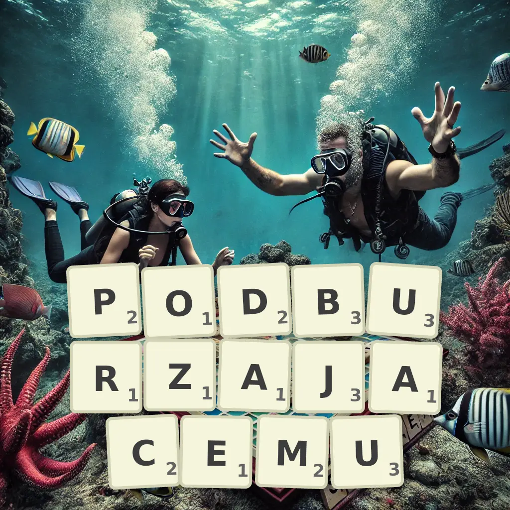 Słowa z liter PODBURZAJĄCEMU