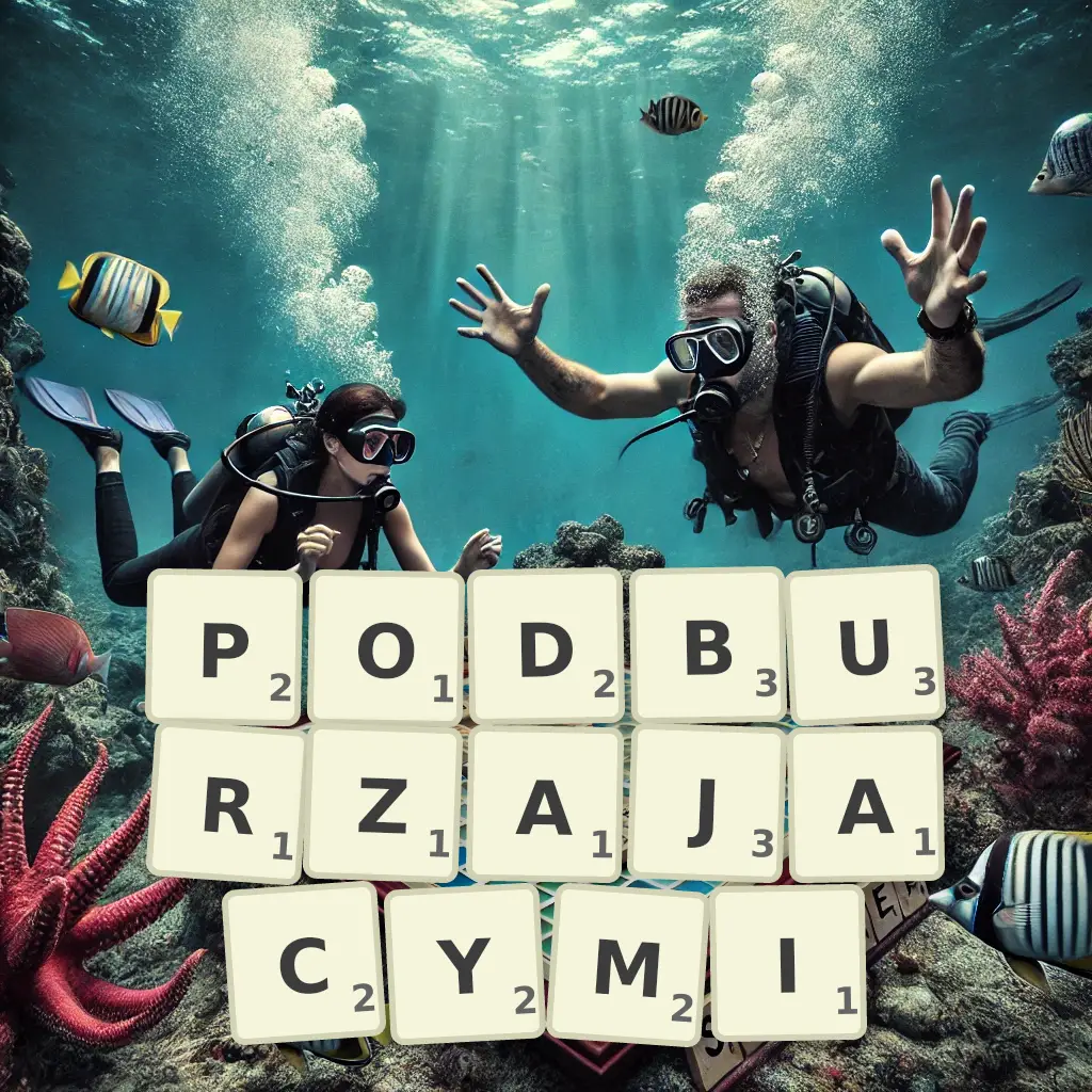 Słowa z liter PODBURZAJĄCYMI
