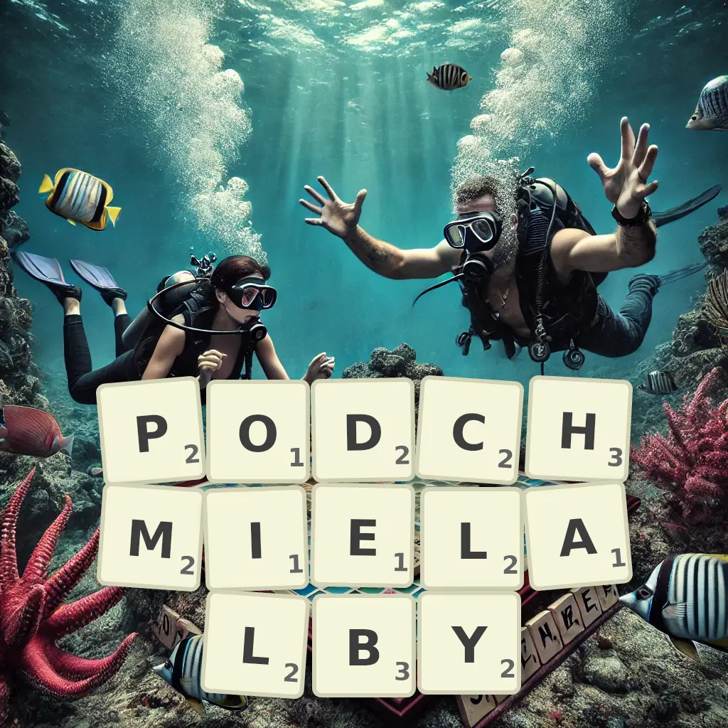 Słowa z liter PODCHMIELAŁBY