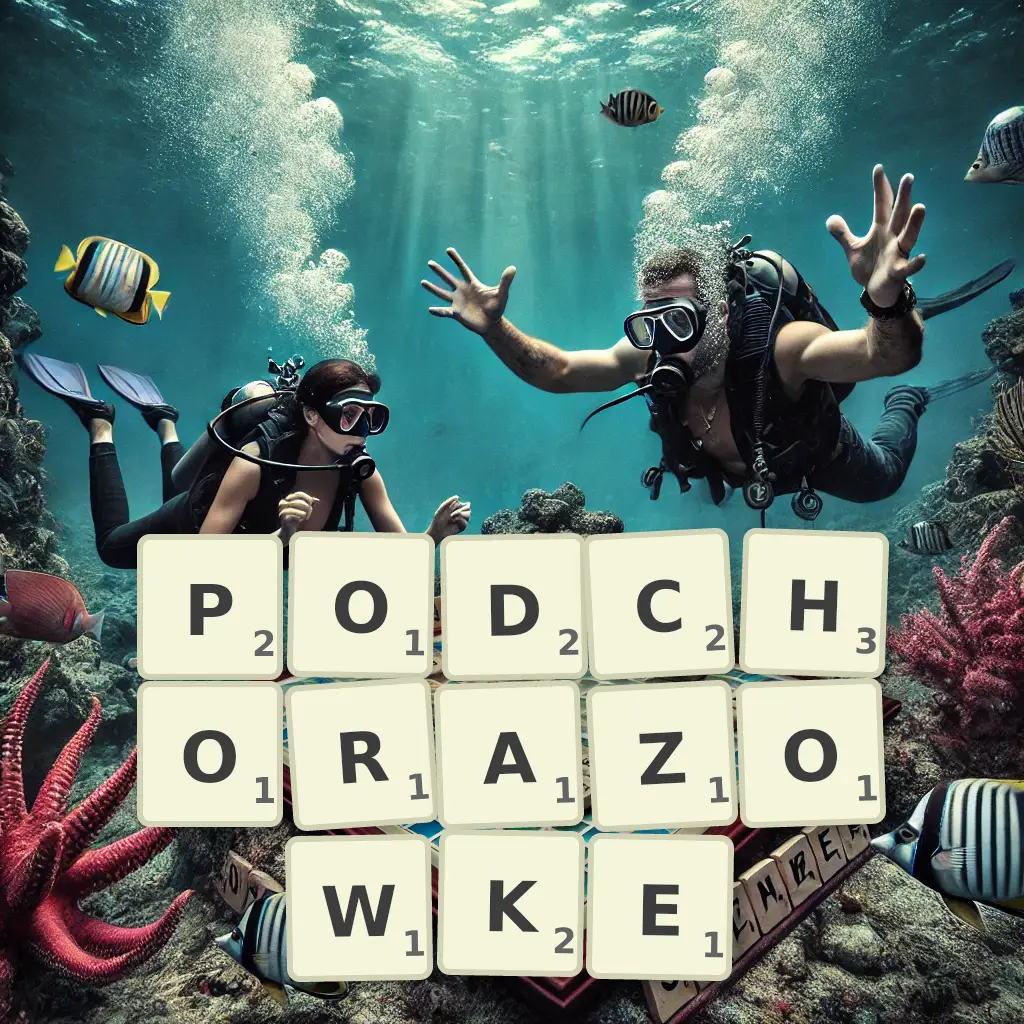 Słowa z liter PODCHORĄŻÓWKĘ