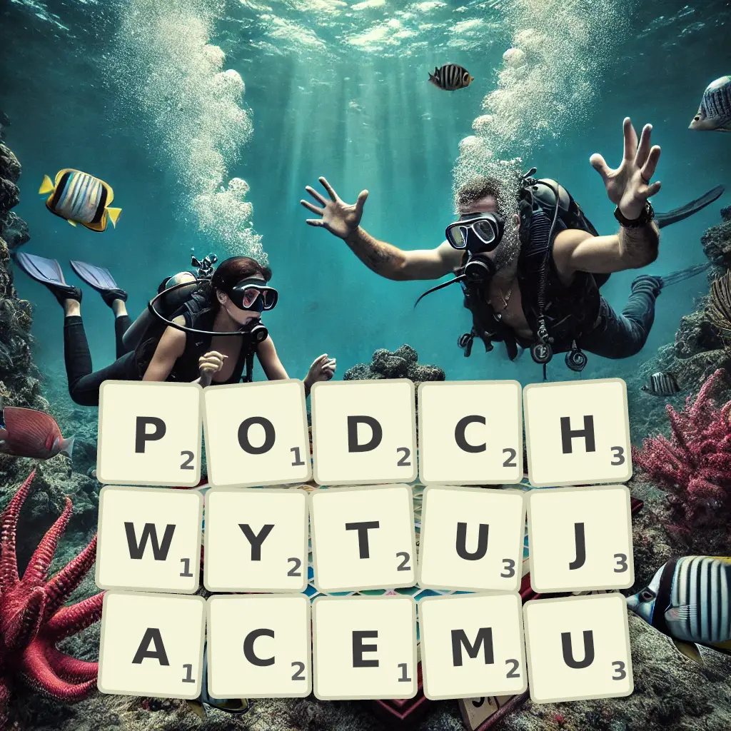 Słowa z liter PODCHWYTUJĄCEMU