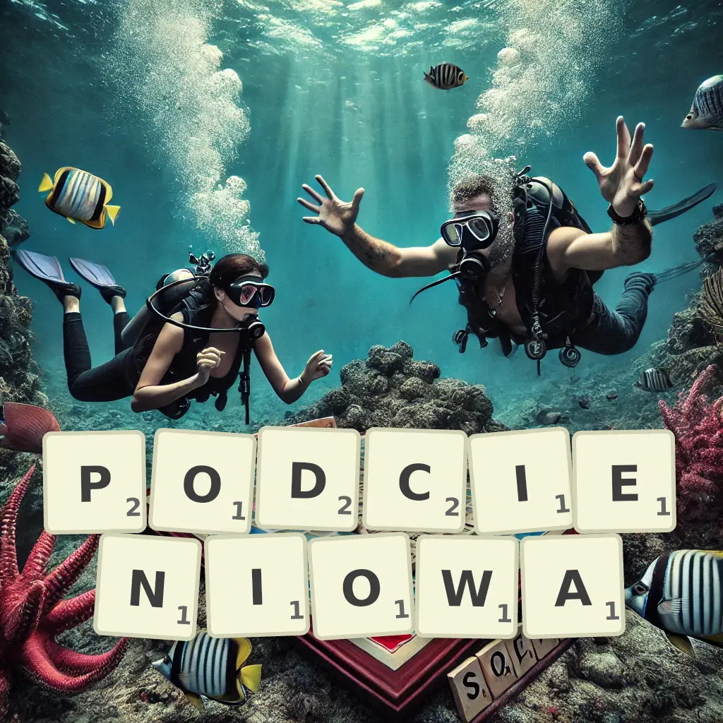 Słowa z liter PODCIENIOWĄ