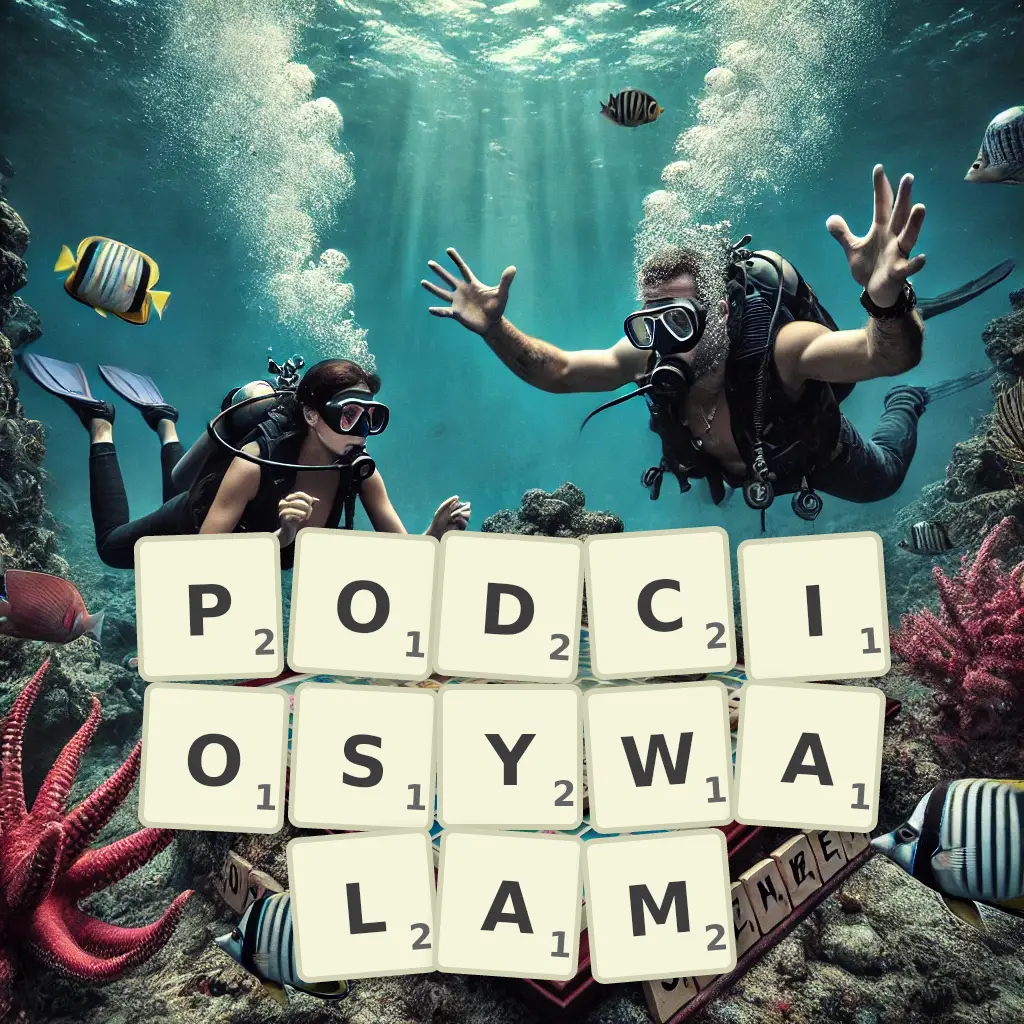 Słowa z liter PODCIOSYWAŁAM