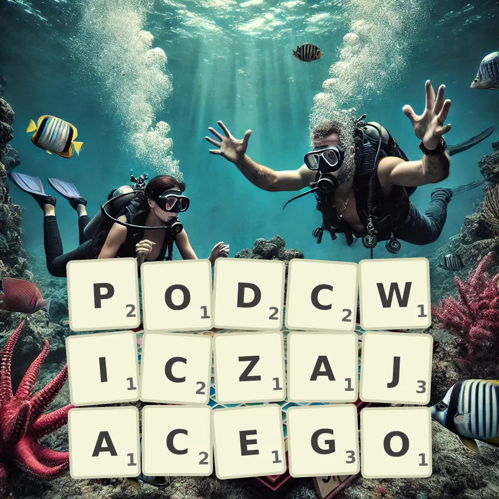Słowa z liter PODĆWICZAJĄCEGO