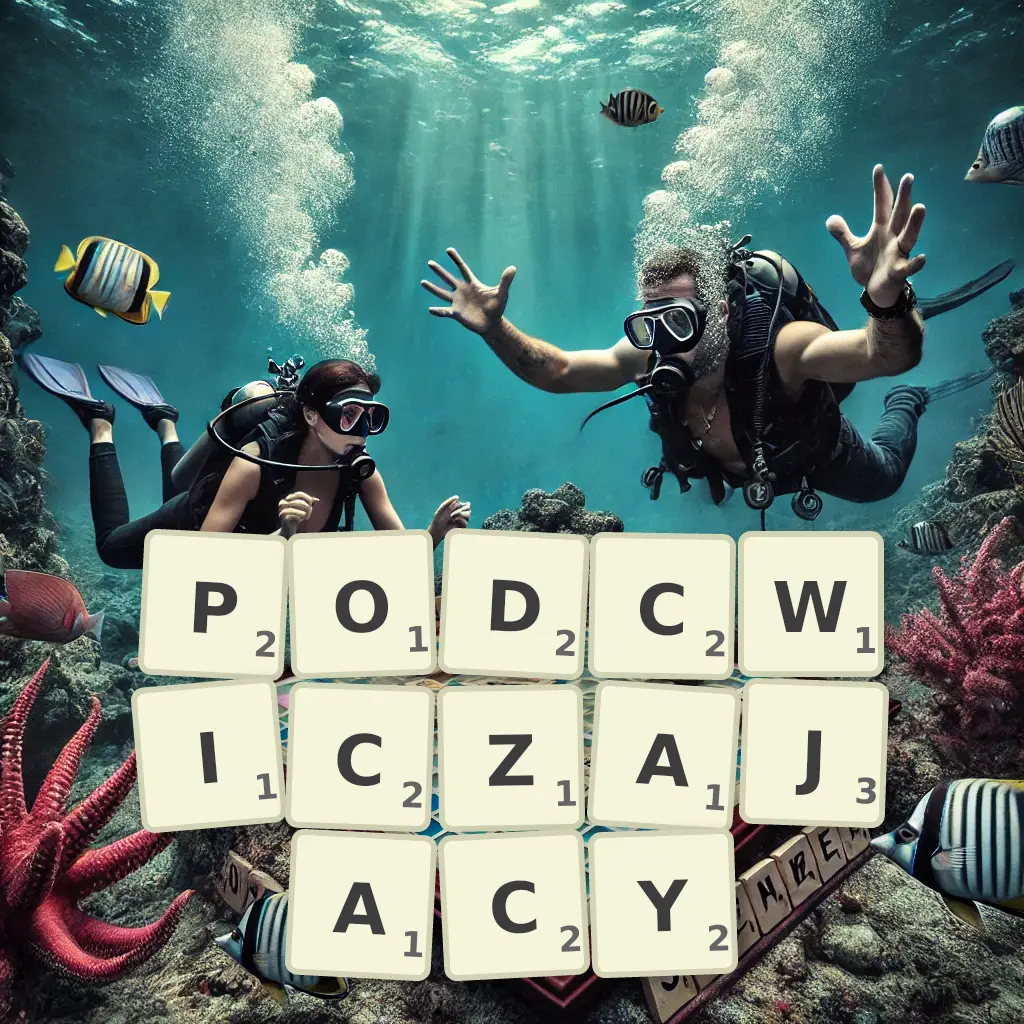 Słowa z liter PODĆWICZAJĄCY