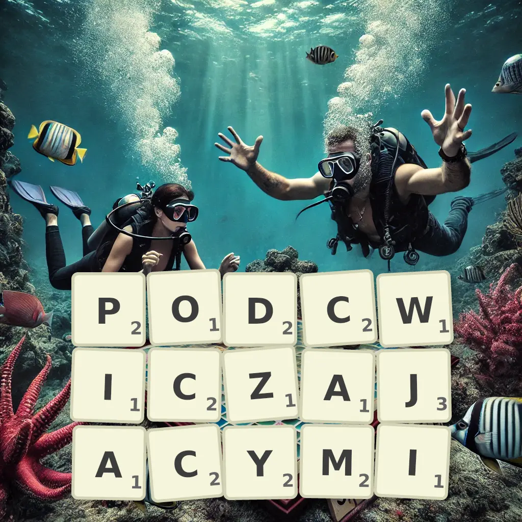 Słowa z liter PODĆWICZAJĄCYMI