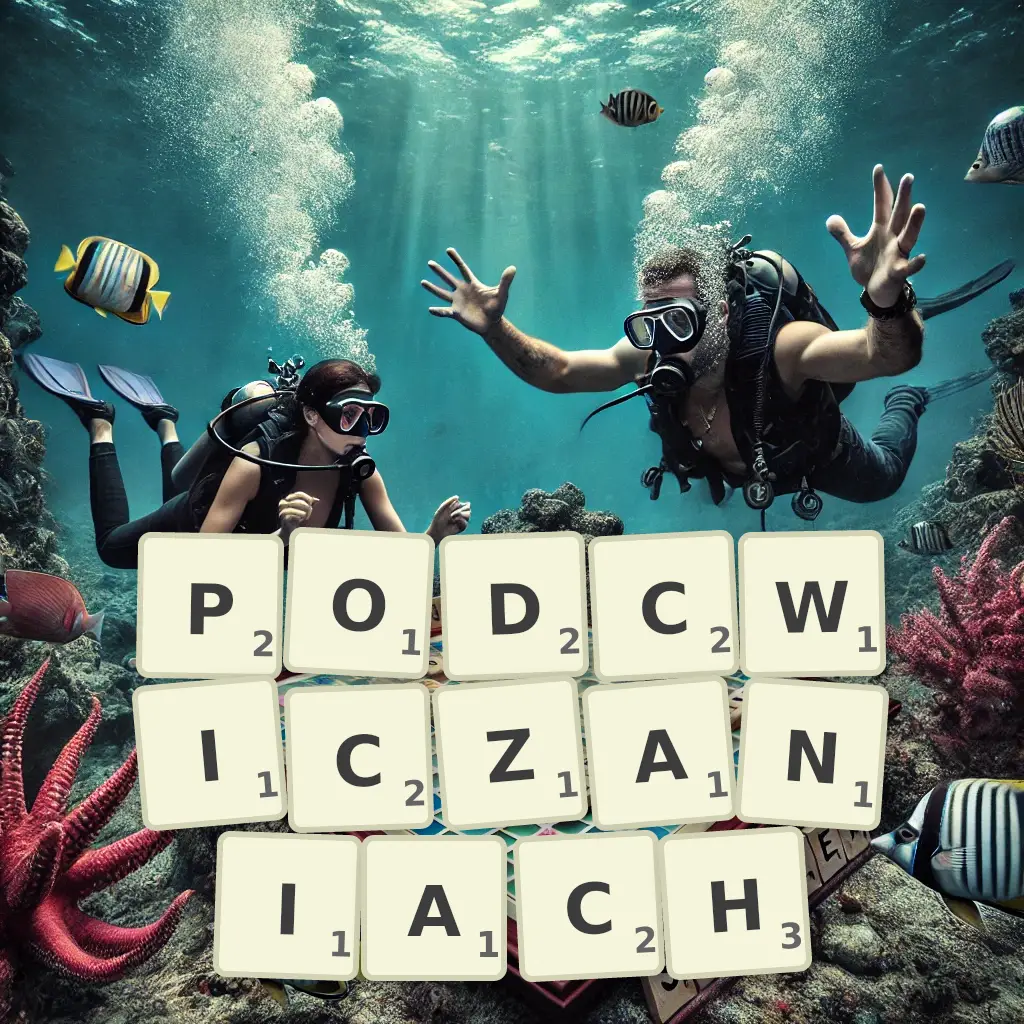 Słowa z liter PODĆWICZANIACH