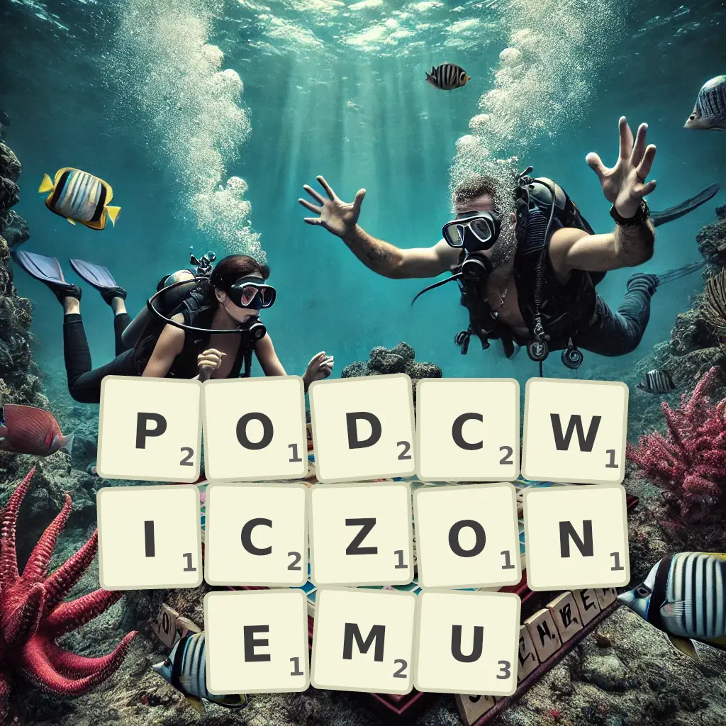Słowa z liter PODĆWICZONEMU