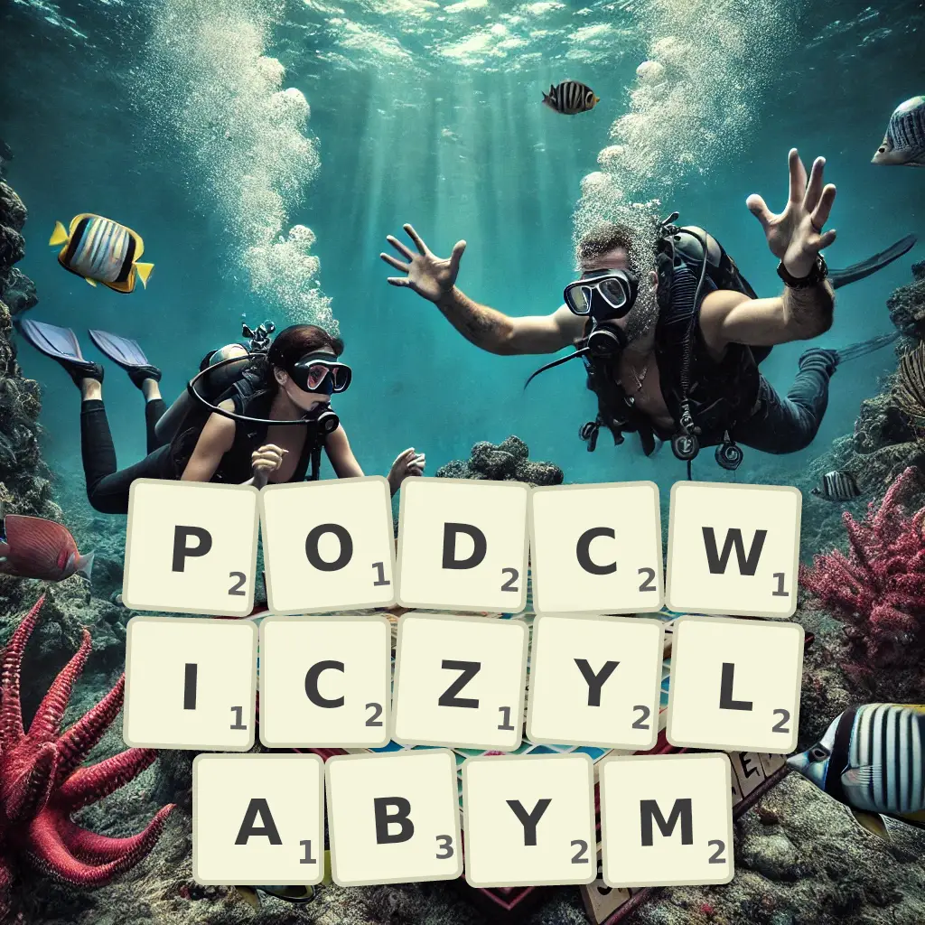 Słowa z liter PODĆWICZYŁABYM