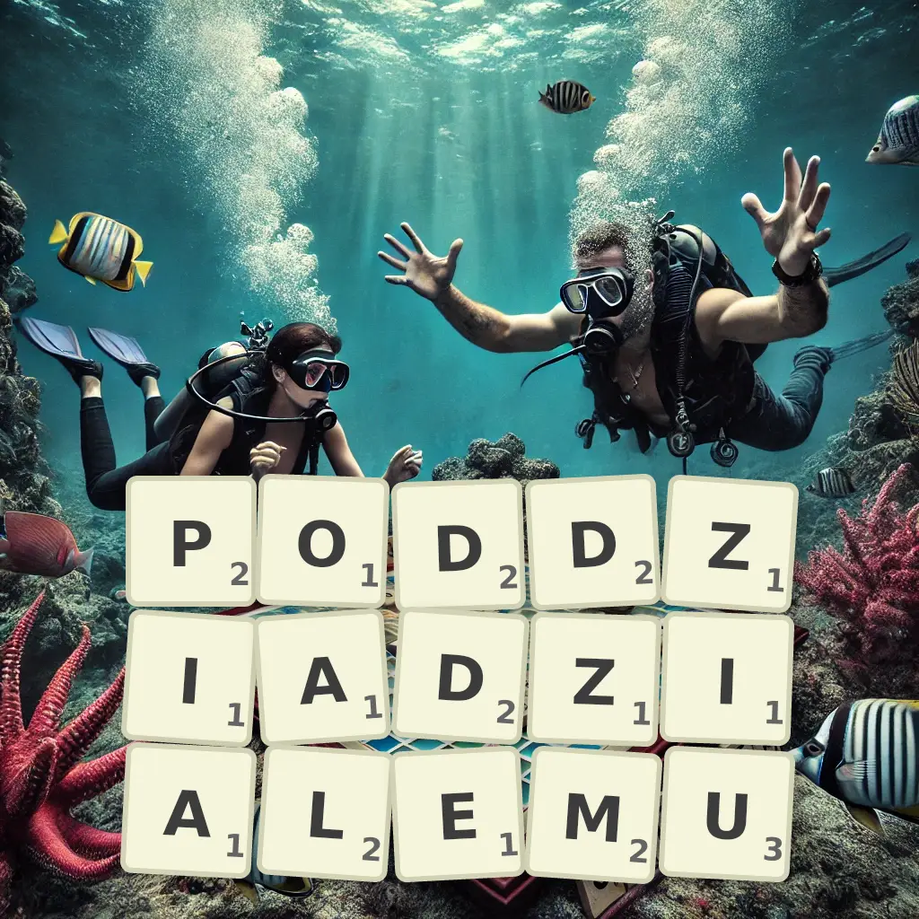 Słowa z liter PODDZIADZIAŁEMU