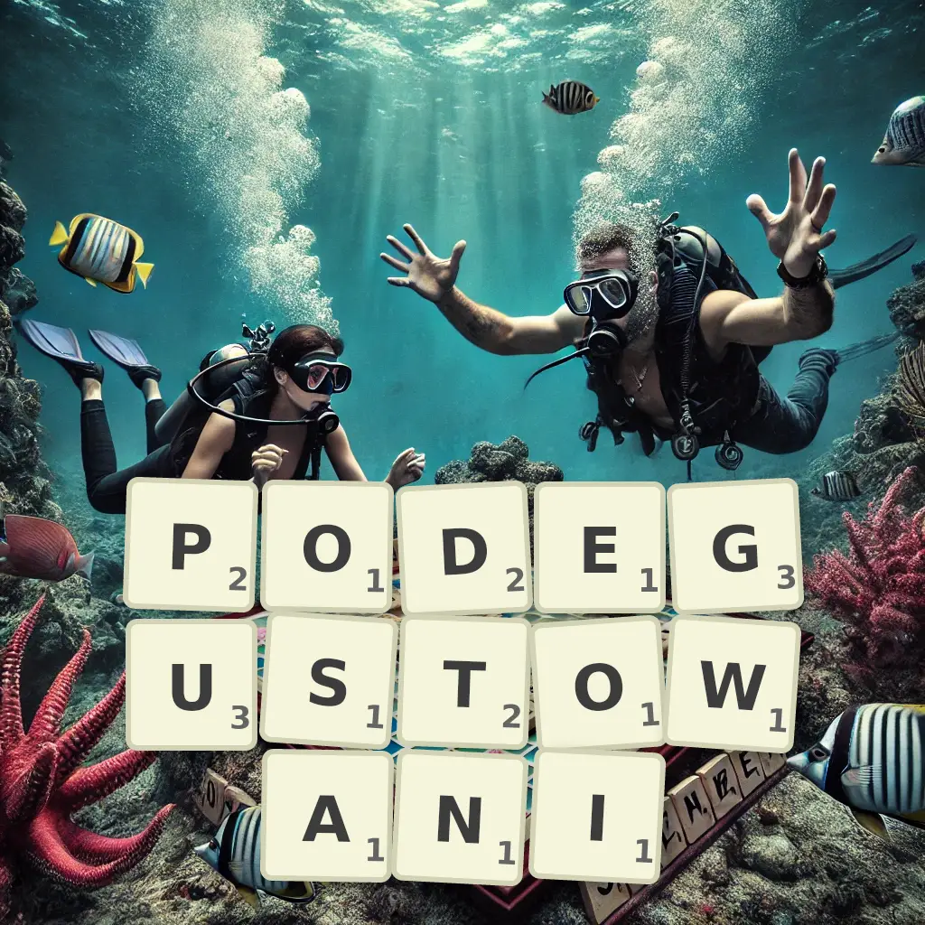 Słowa z liter PODEGUSTOWANI
