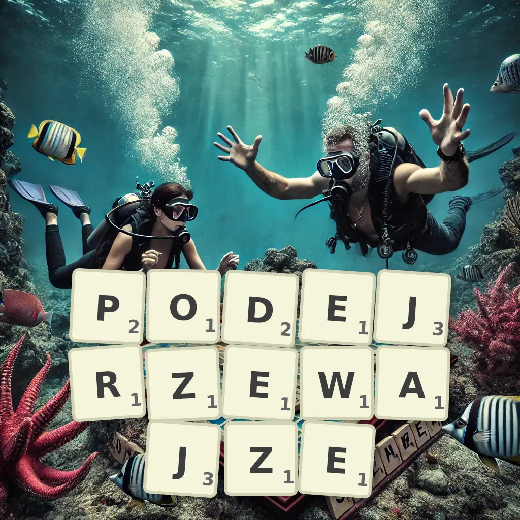 Słowa z liter PODEJRZEWAJŻE