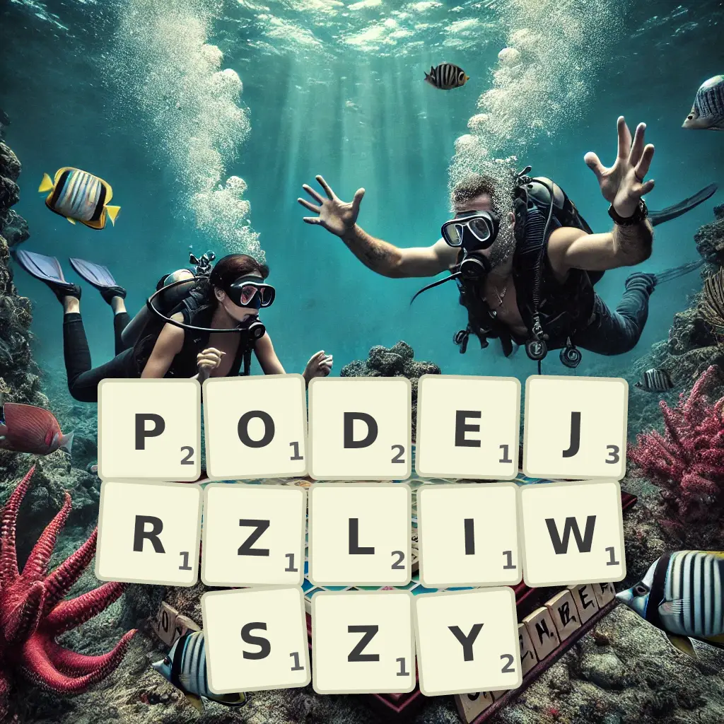 Słowa z liter PODEJRZLIWSZY